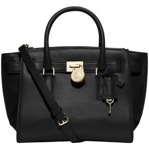 Michael Kors Hamilton Satchel with Lock and Key